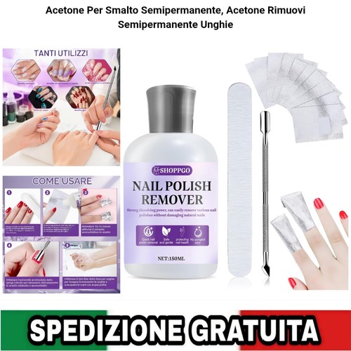 Kit rimozione smalto - kit,