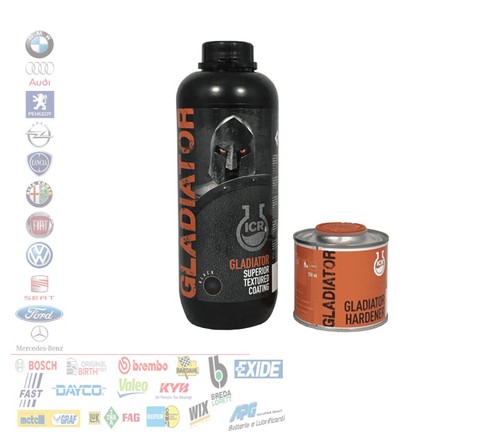 Kit gladiator black ya1 - kit,